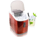 Design Edelstahl Eiswürfelmaschine Eiswürfelbereiter IceMaker Maschine Orange