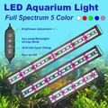 60-145cm LED Aquarium Beleuchtung 24/7-Timer Aufsetzleuchte Vollspektrum Licht