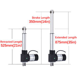 DC 12V 6000N Elektrischer Linearantrieb 100MM 600MM 1000MM Linear Motor Actuator400mm 500mm 700mm 800mm 900mm✅Fernbedienung✅Brackets✅