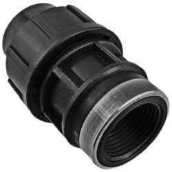 40 mm PP Fittinge Klemmverbinder Kupplung Verschraubung für PE Rohr Winkel Muffe