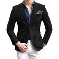 Arbeitsjacke Geschäftsanzug-Jacke Für Büro Einfarbiges Muster Herbstkleidung