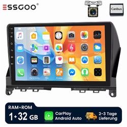 Kam Für Mercedes Benz C Klasse W204 S204 1+32G Android 13 Autoradio NAVI CarPlay