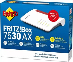 AVM FRITZBox 7530 AX VDSL DSL MESH Modem WLAN Router Dual Band Wi-Fi 6 20002930 