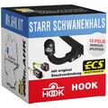 Hook Anhängerkupplung starr für Skoda Rapid Spaceback 15-19 +13polig spezi.