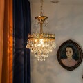 E14 Kristall LED Deckenleuchte Kronleuchter Dimmbar Deckenlampe Wohnzimmer Flur