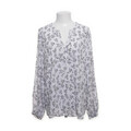 ESPRIT, Bluse, Größe: 40, Weiß/Mehrfarbig, Viskose, Damen #aN5
