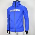 Adidas ZNE Herren Jacke Russland Hoodie Laufjacke Winter Sport Jacke Warm blau
