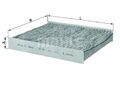 KNECHT MAHLE Innenraumfilter Pollenfilter Aktivkohlefilter FORD LAK 293