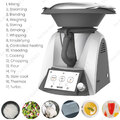 2L Food Processor Standmixer Elektrischer Nudelkocher Fleischwolf Küchenmaschine