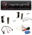 Kenwood Lenkrad CD USB Bluetooth DAB Autoradio für Audi TT 1998-2006 schwarz