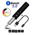Bluetooth Audio Adapter KFZ Receiver AUX Kabel Auto 3.5mm Klinke Empfänger Musik