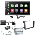 Pioneer AVH-Z5200DAB Android Auto Carplay Einbauset für Tiguan Amarok Caddy Jett