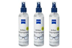 ZEISS Brillen Reinigungsspray für schonende Reinigung 3 x 240 ml Mega - Sparpack
