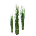 Deko Kunst Gras Bündel grün - Größe wählbar - Zimmer Tisch Pflanze künstlich