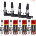 ENGITECH Zündspule + 4x CHAMPION Zündkerze für Opel Zafira B A05 2.2