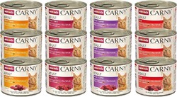 animonda Carny Adult Herzhafte Variation (12 x 200 g), Katzennassfutter für ausg