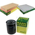 MANN-FILTER PAKET Luftfilter Innenraumfilter Ölfilter Volvo V40 Kombi für VW