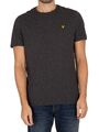 Lyle & Scott Herren Schlichtes T-Shirt aus Bio-Baumwolle, Grau