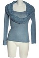ZERO Longsleeve Damen Shirt Gr. DE 34 blau Casual-Look