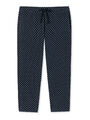 Schiesser Damen Pyjamahose 3/4 Bindebund seitliche Taschen Stretch Baumwollmix