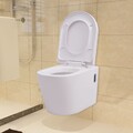 Stand WC Toilette Keramik mit Spülkasten Bodenstehend Sitz Soft-Close 2 Farben 
