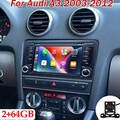 2+64GB Android 13 Carplay Autoradio GPS NAVI BT SWC RDS Für Audi A3 8P 2003-2012