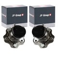 2X JP GROUP RADNABEN MIT ABS-SENSORRING MIT RADLAGER HINTEN BEIDSEITIG PASSEND