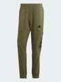 adidas Future Icon 3 Stripes Fleece Pants Hose Jogginghose Herren (IJ8859) grün