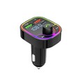 FM Transmitter Bluetooth Auto Kfz Radio Adapter mit Dual USB Ladegerät für Handy