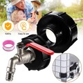 IBC Tank Auslaufhahn Adapter S100x8 Grobgewinde 3/4 Zoll Kugelhahn Auslaufventil