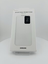 Original Samsung Galaxy S24+ PLUS Smart View Wallet Case Hülle EF-ZS926CW Weiß
