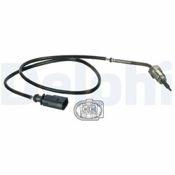 DELPHI Sensor Abgastemperatur TS30020 vor Turbolader für VW PASSAT B6 Variant 5