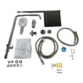 Duschset ohne Armatur JOHO chrom Edelstahl Duschsystem Regendusche Überkopfbraus
