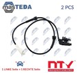HCA-CT-007 ABS SENSOR DREHZAHLFÜHLER HINTEN NTY 2PCS FÜR CITROËN C4 I,C4