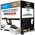 Für VW Touran Typ 1T3 Anhängerkupplung abnehmbar +eSatz 7pol 10-15 AHK