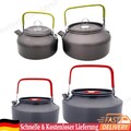 Ecent Tragbar Aluminium Camping Wasserkocher Kessel Teekanne Kaffeekanne für Out
