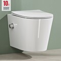 Wand WC spülrandlos Hänge WC spülrandlos mit Bidet-Funktion Silentclose WC-Sitz