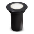 SSC-LUXon LED Bodeneinbaustrahler KALPA rund schwarz IP67 GU10 3W neutralweiß