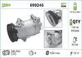 VALEO 699246 Kompressor, Klimaanlage passend für NISSAN RENAULT
