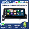 10.25'' 64G BMW 3er E90 E91 E92 E93 Android 13 Autoradio Carplay WiFi GPS Navi