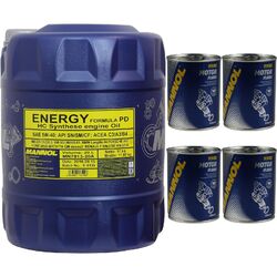 20L MANNOL Energy Formula PD 5W-40 API SN/SM/CF Öl Motorspülung Motor Flush