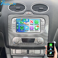 7" Carplay Android 15 Autoradio GPS Nav Für Ford Focus Mondeo Mk4 C/S-Max Galaxy