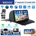Android 13 Carplay Autoradio Navi 64G BT WIFI +KAM Für Ford Fiesta MK6 2008-2016