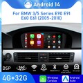 8,8'' Android 14 Autoradio Für BMW 3/5er E90 E91 E60 E61 CIC CarPlay WiFi 4+32GB