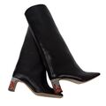 Iindaco Damen schwarz Bootie klassischer Stiefelschuh Größe UK 4 NEU UVP 720