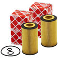 Ölfilter Motor Filter FEBI 108276 Set 2 Stück für Dodge Infiniti Jeep Mercedes 