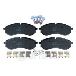 1x Bremsbelagsatz, Scheibenbremse OPTIMAL BP-12902 passend für MAN VW