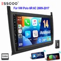 9" Für VW Polo 9N 6R 6C 2008-2015 DAB+ Android14 Autoradio GPS NAV Carplay 2+32G
