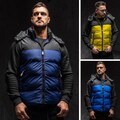 Weste Steppweste Bodywarmer Zip Übergangs Unifarben Ärmellos Herren BOLF Kapuze 