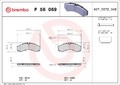 BREMBO Bremsbelagsatz, Scheibenbremse Hinterachse u.a. für IVECO, NISSAN